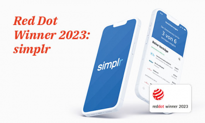 Simplr ist Red Dot Award Gewinner